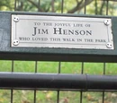 Jim Henson Bench