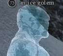 An ice golem