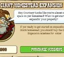 Giant Homestead Expansion Goal Series