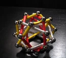 Six Intersecting Pentagons