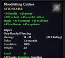 Bloodletting Cutlass