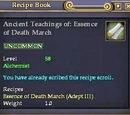 Ancient Teachings of: Essence of Death March
