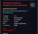 Mechanized Platinum Repository of Reconstruction