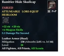 Rumbler Hide Skullcap