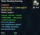 Toxic Healing Earring