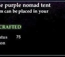 Purple Nomad Tent