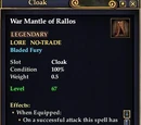 War Mantle of Rallos Zek