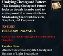 Undying Chestguard Pattern