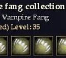 Vampire fang collection
