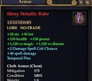 Shiny Metallic Robe