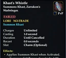 Khast's Whistle