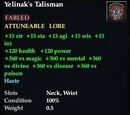 Yelinak's Talisman