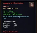 Leggings of Silvershadow