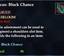 Focus: Block Chance
