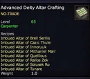 Advanced Deity Altar Crafting