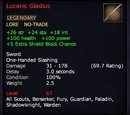 Lucanic Gladius