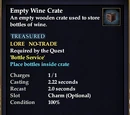 Empty Wine Crate