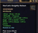 Hoo'Loh's Knightly Helmet