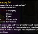 Disappearing Act