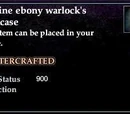 Ebony Warlock's Bookcase