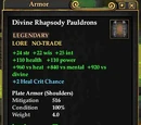 Divine Rhapsody Pauldrons