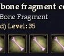 Grinnin bone fragment collection
