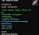 The Truth of Marr (Mythical)