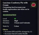 Luscious Cranberry Pie with Cream