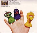 Sesame Street finger puppets (Topper)