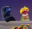 Happy Girl Meets a Monster