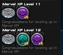 Marvel XP Rewards