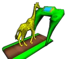 Giraffe on Treadmill