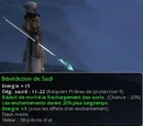 Bénédiction de Sadi