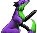 Neon Tipped Silvfox