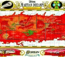 Martian Dreams Map of Mars