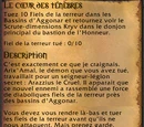 Quête: Le cœur des ténèbres