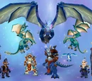 Blue dragonflight