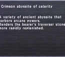 Crimson Abyssite of Celerity