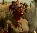 Blind woman