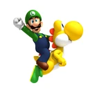 NSMBW Artwork Luigi & Yoshi.jpg