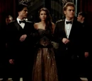 Stefan, Elena, and Damon