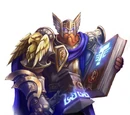 Epic paladin warrior