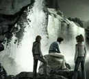 Waterfall by Hogwarts Castle