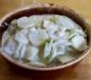 German creamed cucumbers