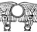 Winged sun