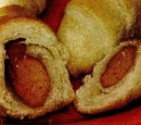 Bread Sticks Filled with Hot Dogs