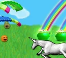 Annoying Orange meets Charlie the Unicorn