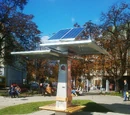 Public solar charger for mobile devices Strawberry Tree