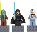 852947 Kit Fisto, Barris Offee, and Captain Jag Magnet Set