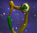 Gold-Stringed Harp